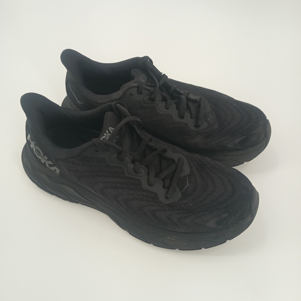 Hoka Arahi 6 Mens Running Shoes Black Black 1123194 BBLC Size 9 D Stability
